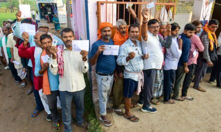 ಬಿಹಾರ ವಿಧಾನಸಭಾ ಚುನಾವಣೆ – 64 % ಹತ್ತಿರದ ಮತದಾನ