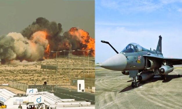 ಆಗಸದಿಂದ ನೆಲಕ್ಕುರುಳಿ ತೇಜಸ್‌ ಯುದ್ಧ ವಿಮಾನ ಪತನ: Dubai Airshow 2025