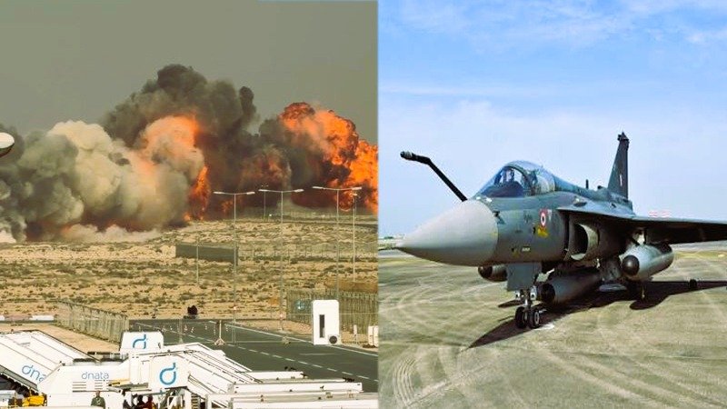 ಆಗಸದಿಂದ ನೆಲಕ್ಕುರುಳಿ ತೇಜಸ್‌ ಯುದ್ಧ ವಿಮಾನ ಪತನ: Dubai Airshow 2025