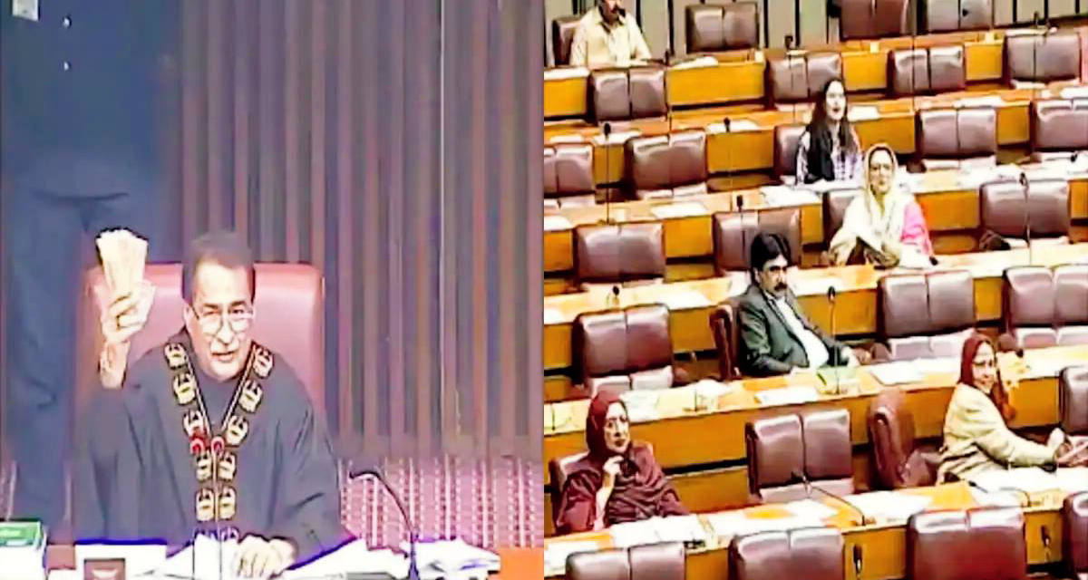 ಪಾಕಿಸ್ತಾನ ರಾಷ್ಟ್ರೀಯ ಅಸೆಂಬ್ಲಿ ಸ್ಪೀಕರ್‌ ಹಣ ತೋರಿಸಿದ್ದೇ ತಡ ಓಡೊಡಿ ಬಂದ 12 ಸಂಸದರು
