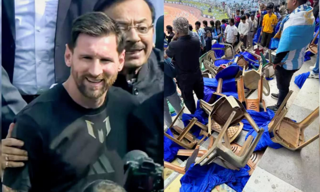 ಮೆಸ್ಸಿ ನೋಡೋಕೆ ಆಗಲಿಲ್ಲ ಎಂದು ರೊಚ್ಚಿಗೆದ್ದ ಫ್ಯಾನ್ಸ್