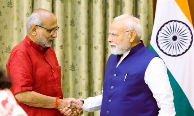 ರಾಜ್ಯಸಭೆಯ ನೂತನ ಸಭಾಪತಿ ಸಿಪಿ ರಾಧಾಕೃಷ್ಣನ್ಗೆ ಪ್ರಧಾನಿ ಮೋದಿ ಸ್ವಾಗತ-ಸಂಸತ್ತಿನ ಚಳಿಗಾಲದ ಅಧಿವೇಶನ