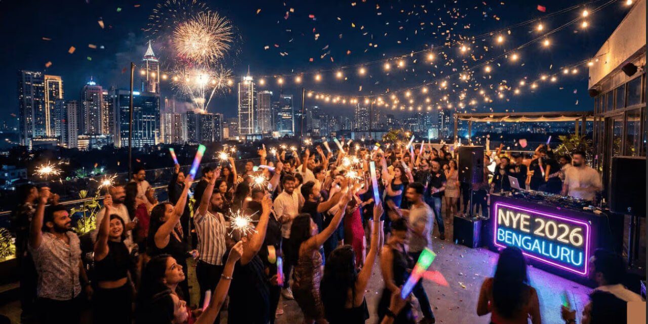 ಸಂಗೀತ, ನೃತ್ಯ, ಬೆಳಕಿನ ಹೊಳೆಯೊಂದಿಗೆ 2026ಕ್ಕೆ ಸ್ವಾಗತಿಸಿದ ಬೆಂಗಳೂರು
