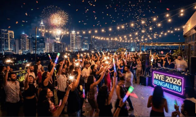 ಸಂಗೀತ, ನೃತ್ಯ, ಬೆಳಕಿನ ಹೊಳೆಯೊಂದಿಗೆ 2026ಕ್ಕೆ ಸ್ವಾಗತಿಸಿದ ಬೆಂಗಳೂರು