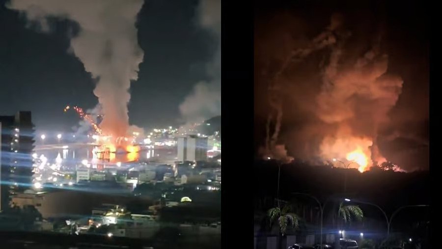 “ವೆನೆಜುವೆಲಾ ರಾಜಧಾನಿ ತಲ್ಲಣ: ತಗ್ಗಿನಲ್ಲಿ ಹಾರುವ ವಿಮಾನಗಳ ನಡುವೆ ಏಳು ಸ್ಫೋಟಗಳು”