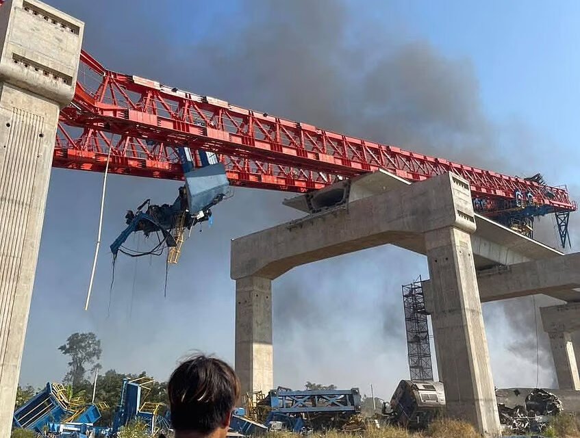 ಥೈಲ್ಯಾಂಡ್‌ನಲ್ಲಿ ರೈಲು ದುರಂತ: ಕ್ರೇನ್ ಕುಸಿತದಿಂದ 22 ಸಾವು, ಹಲವರಿಗೆ ಗಾಯ