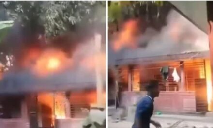 ಬಾಂಗ್ಲಾದೇಶದಲ್ಲಿ ಹಿಂದೂಗಳ ಮೇಲೆ ನಿಲ್ಲದ ದಾಳಿ – ಸಿಲ್ಹೆಟ್‌ನಲ್ಲಿ ಶಿಕ್ಷಕನ ಮನೆಗೆ ಬೆಂಕಿ